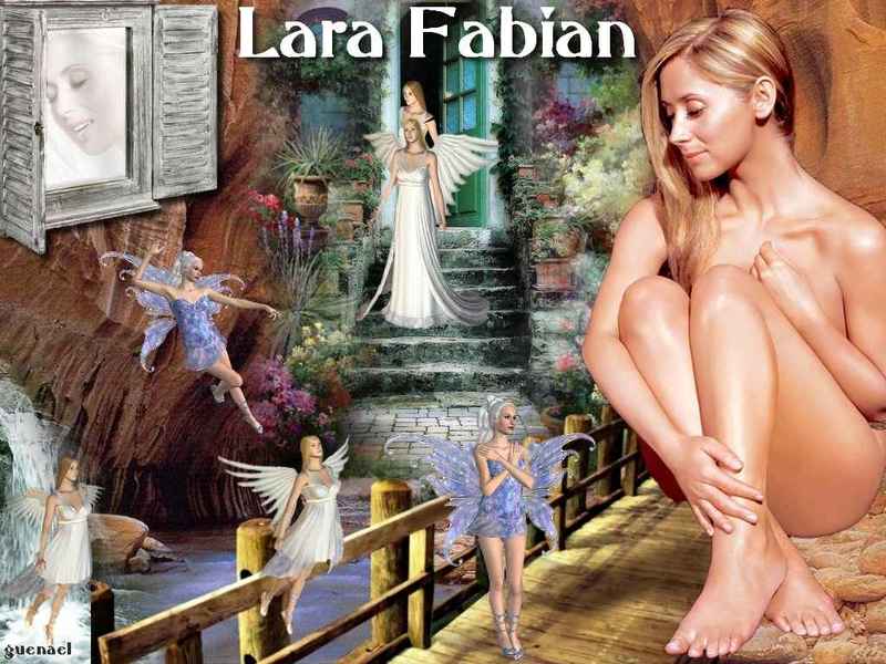 Obrázek nahé ženy dívající se na anděly