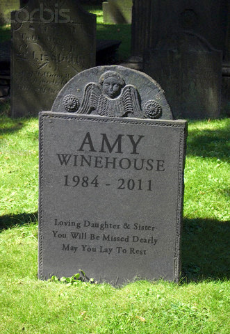 Náhrobní kámen Amy Winehouse