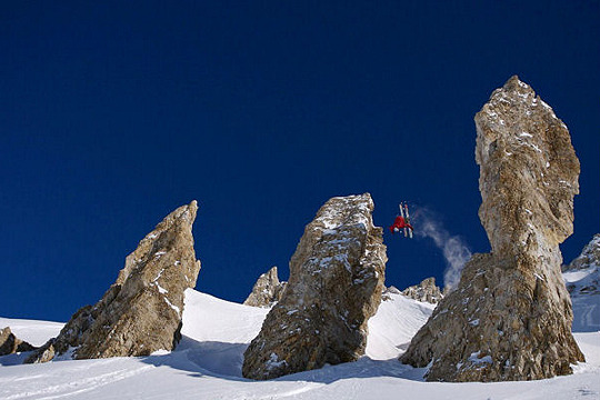 Lyžařské středisko Las Lenas v Argentině