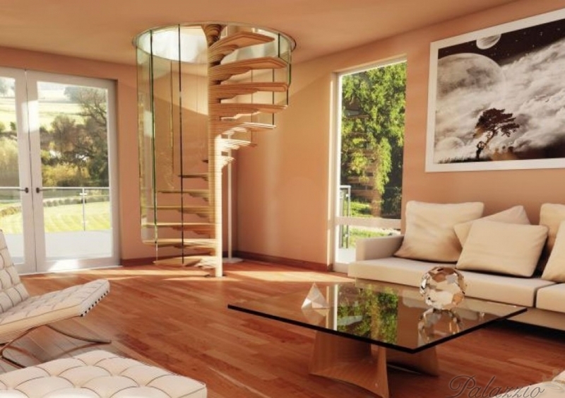 moderní dřevěné schodiště