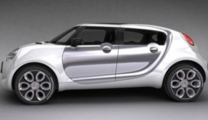 Citroën C–Cactus Osobní automobil Citroen C-Cactus a jeho boční profil