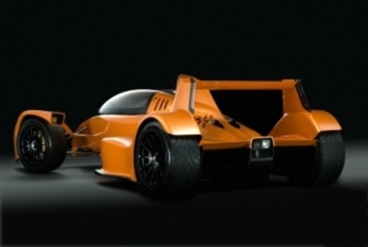 Caparo T1 Race Extreme – je libo formuli? Caparo T1 Race Extreme  a jeho zadní pohled
