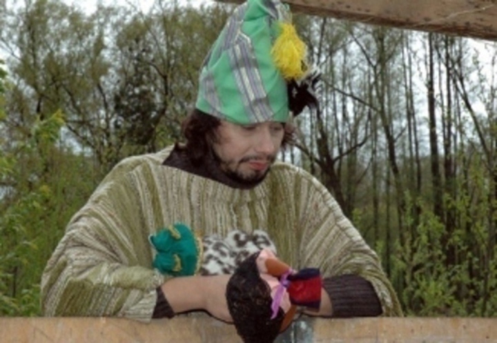 Herec Pavel Liška ve filmu Jarmareční bouda 