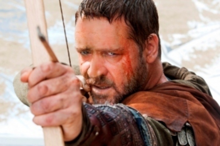 Herec Russel Crowe ve filmu Robin Hood