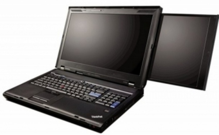 Lenovo ThinkPad W700ds – 1 notebook, 2 displeje... Notebook Lenovo ThinkPad W700ds