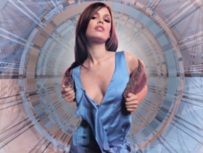 Rebelka Rachel Bilson Herečka Rachel Bilson na své propagační fotografii