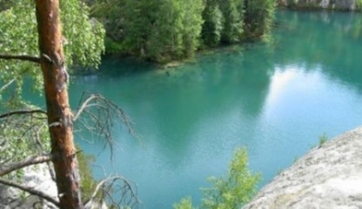 Dovolená 2007 v tuzemsku - Adršpašské skály Fotografie jezírka v Adršpachu
