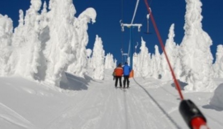 Garmish-Partenkirchen - zimní dovolená 2006/2007 Fotografie lyžařského vleku