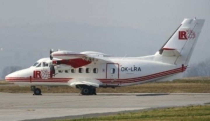 Fotografie letadla LR při vzletu