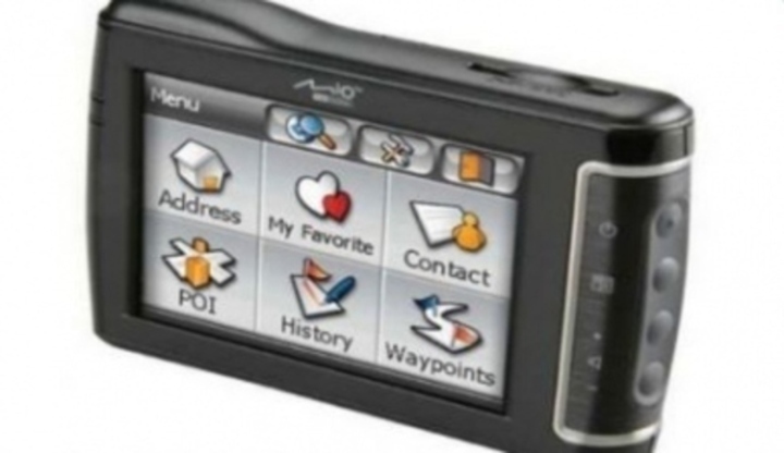 Fotografie navigace značky MIO