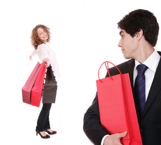 Jak přežít její nakupování Fotografie propagující nakupování