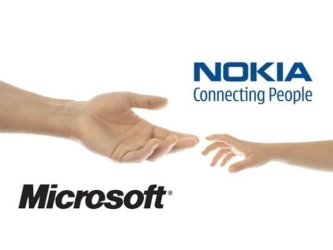 Nokia a Microsoft aneb impérium vrací úder Loga znázorňující firmy Nokia a Microsoft