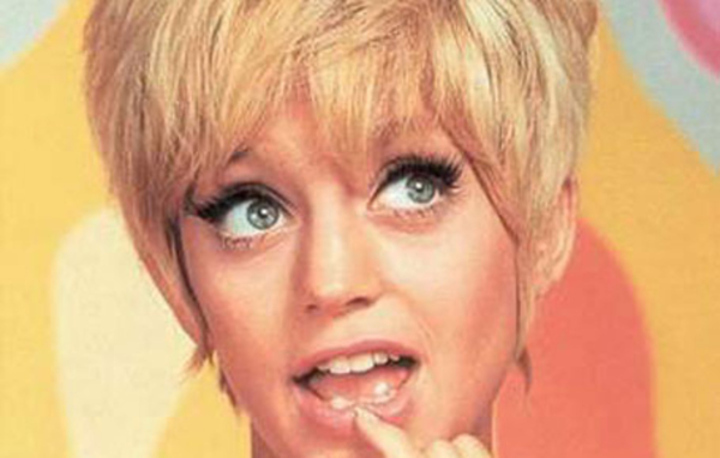 Goldie Hawn jak ji nepamatujete Herečka Goldie Hawn na propagační fotografii