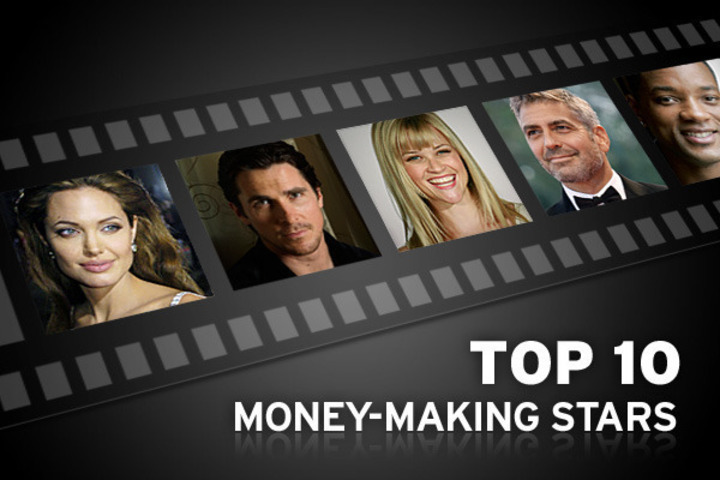 Nejlíp placení umělci za rok 2011 Snímek zachycující hollywoodské hvězdy