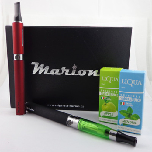 Elektronické cigarety Marion Reklamní snímek propagující elektronickou cigaretu