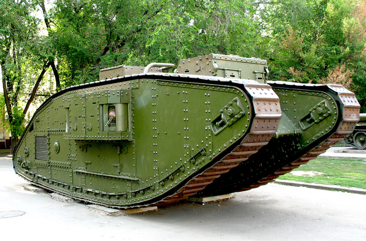 Je to přesně 100 let od 1. nasazení tanků do bitvy Tank z 1. SV