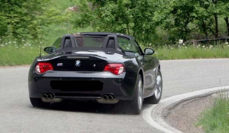 Snímek zadní části vozu BMV Z4 M Coupé