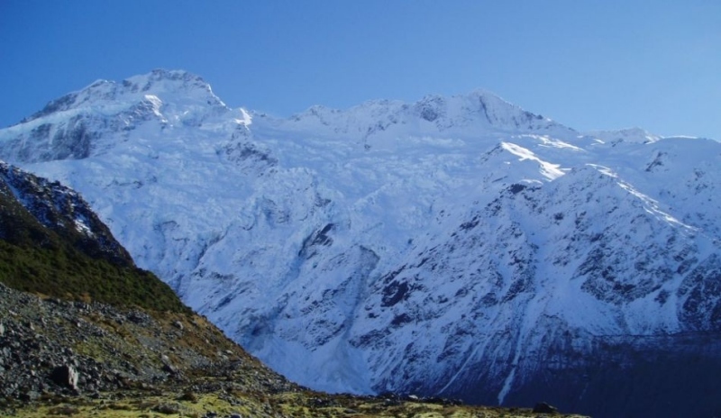 Fotografie zobrazující pohled na hory