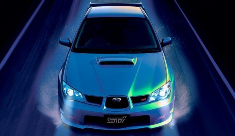 Automobil Subaru Impreza WRX STI.