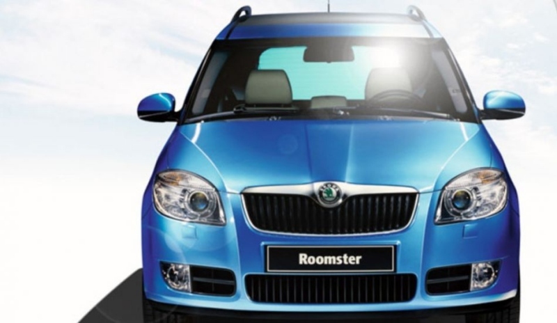 Fotografie Škody Roomster modré barvy