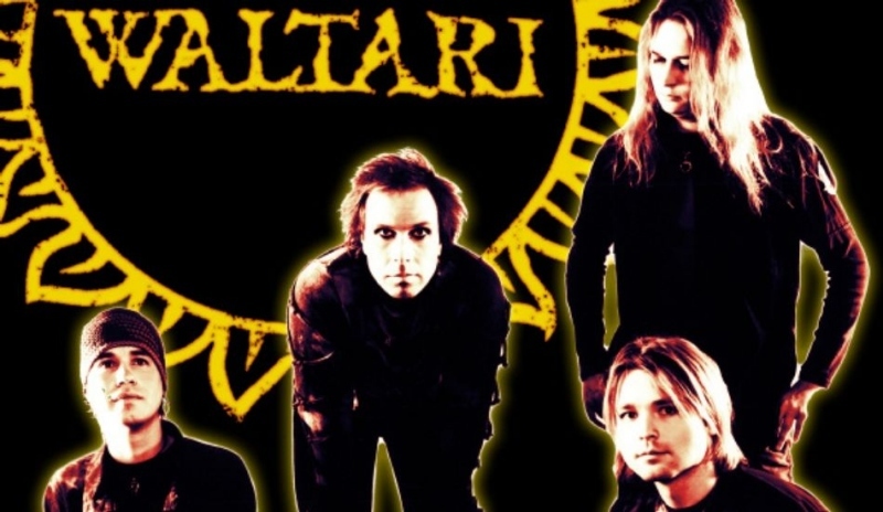 Plakát členů skupiny Waltari