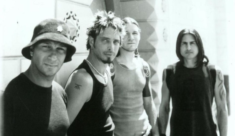 Hudební kapela Audioslave - Chris Cornell druhý zleva