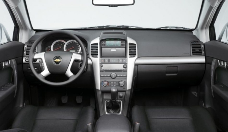 Interiér Chevroletu Captiva