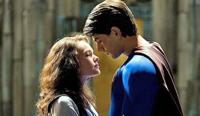 Snímek zobrazuje Lois a Clarka z filmu Superman