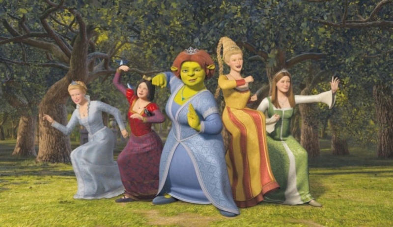 Obrázek z kresleného filmu Shrek