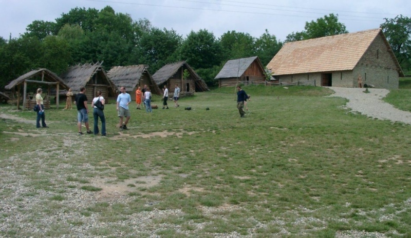 Fotografie Archeoskanzenu Modrá