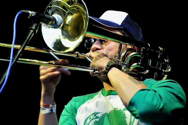 Účastník hudebního festivalu Colours of Ostrava