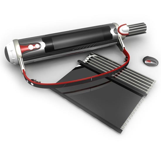 Fotografie rolovacího notebooku D roll