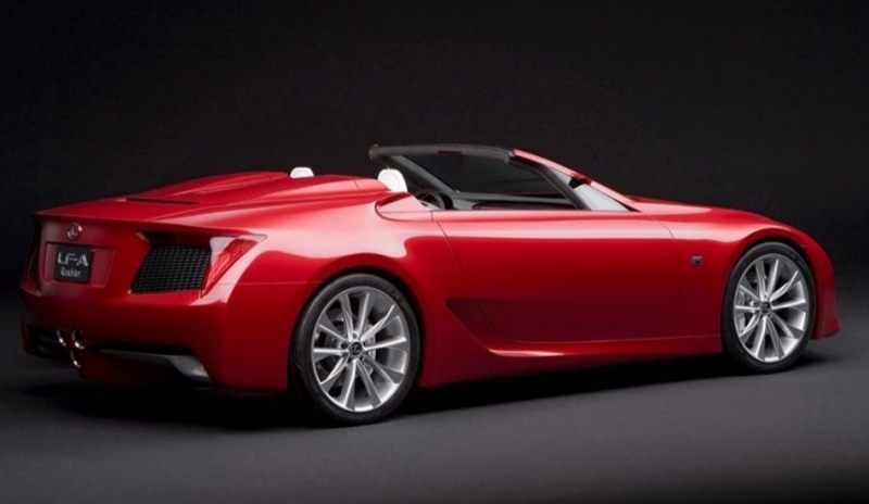 Snimek automobilu Lexus LF-A Roadster