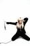 Lady Gaga s mikrofonem