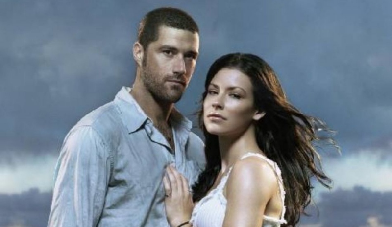 Evangeline Lilly alias Kate a Mathew Fox coby doktor Jack.