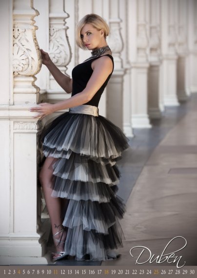 Kateřina Kristelová v krásných šatech