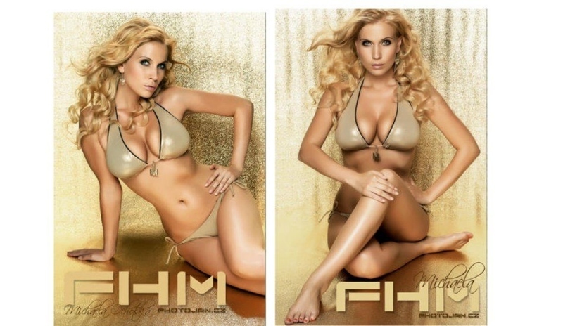 Michaela Ochotská v plavkách