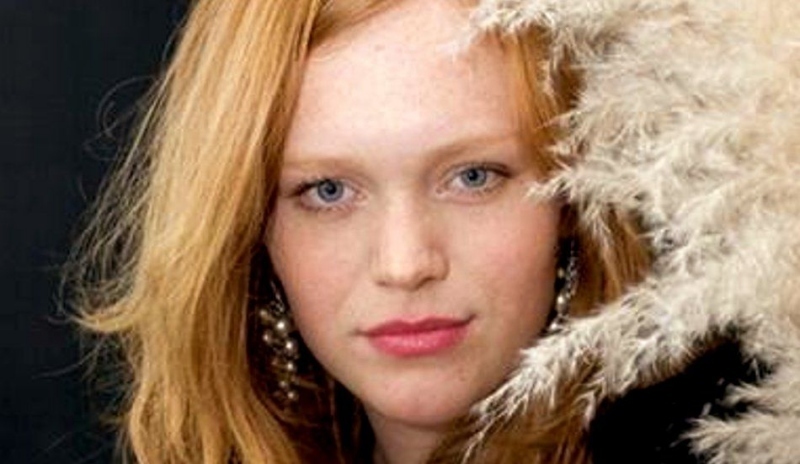 DEtailní záběr tváře  Ester Geislerové