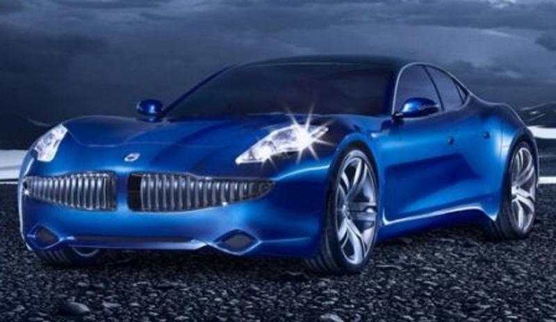 Modré sportovní Fisker Karma