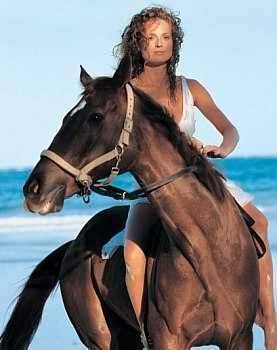 Markéta Kraus Hrubešová na koni