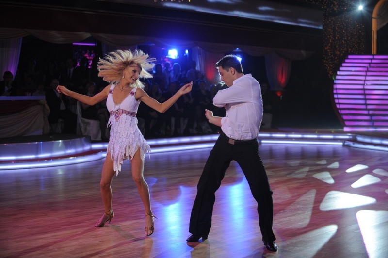 Adela Banášová při tanečním vystoupení