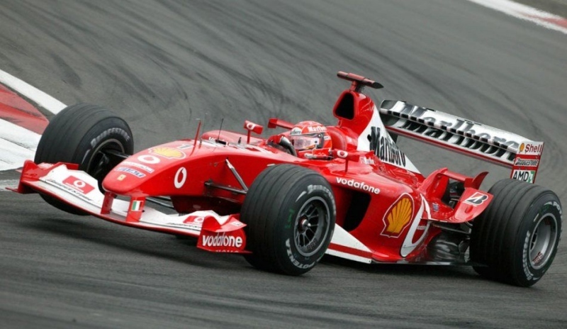 Závodník Formule 1 na okruhu