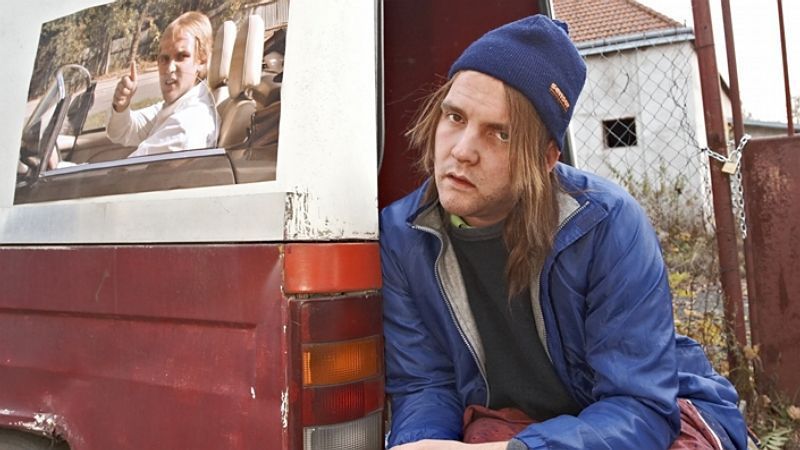 Libor Bouček jako bezdomovec