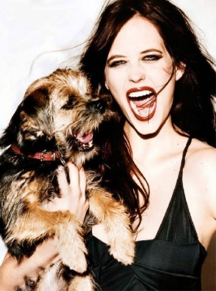 Eva Green s pejskem 
