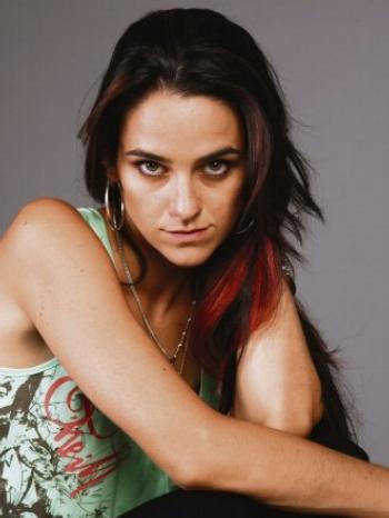 Libuše Vojtková s červeným melírem ve vlasech