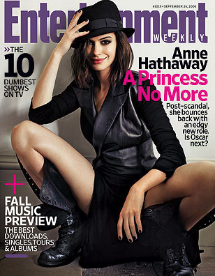 Anne Hathaway na obálce časopisu Entertainment