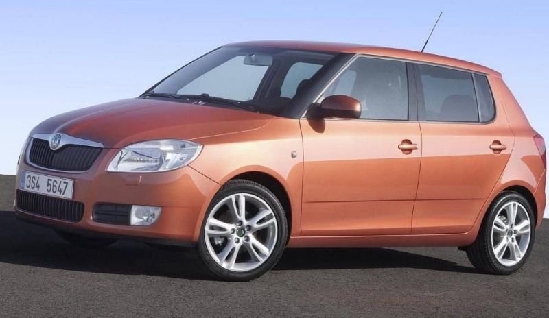 Snímek Škody Fabia nejprodávanějšího auta roku 2008