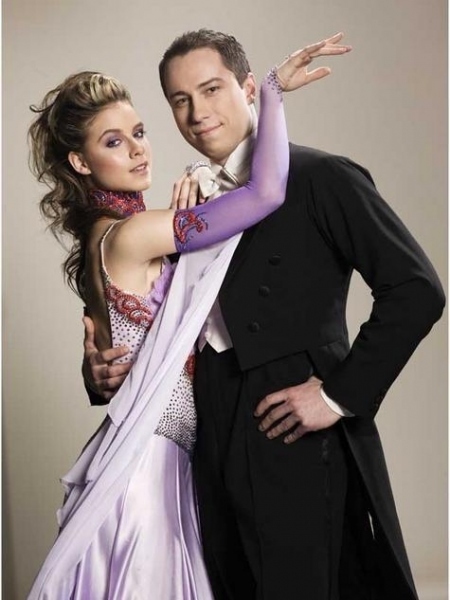 Nela Pocisková s Petrem Modrovským v taneční soutěži Let´s Dance 