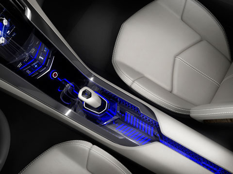 Vnitřní vybavení vozu Cadillac Converj Concept