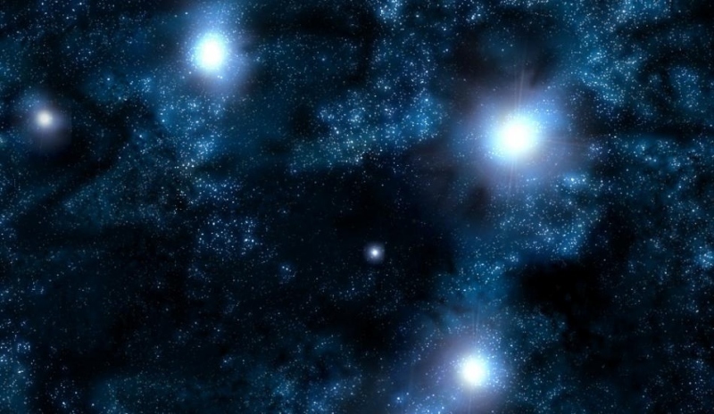 Snímek zobrazující soustavu planet